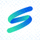 乐竞app官方绿色树叶与运动线条组合logo